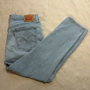 Levi's Women's Boyfriend Jeans in Light Blue